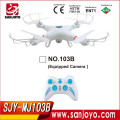 Outdoor &amp; Indoor Spielzeug Headless Fly 4CH 2,4 GHz 6-Achsen-Gyro Rc Quadcopter Drone UFO RTF W / 2MP Kamera SJY-MJ-103B